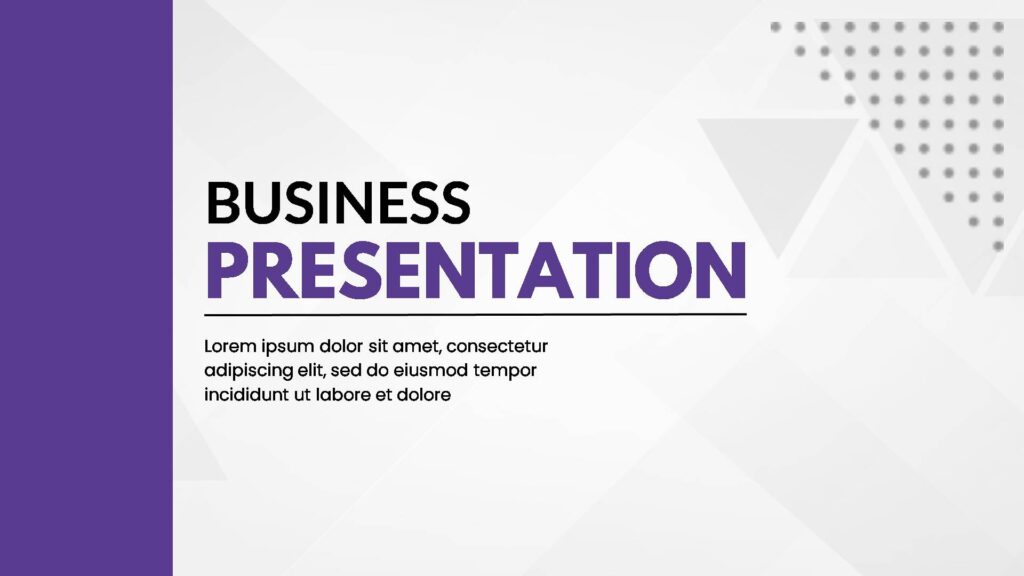 Free Business profile presentation Template