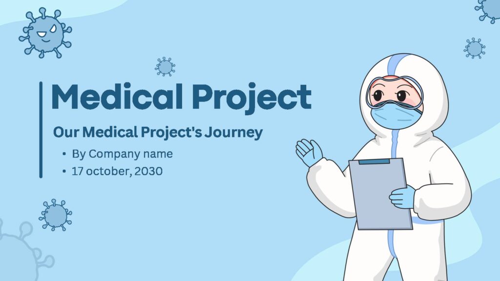 Free Medical Project Presentation Template